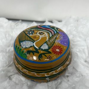 cozumel mexico ceramic trinket box